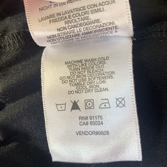 Fila black racer back tank with asymmetrical ruffle size M - Picture 9 of 9